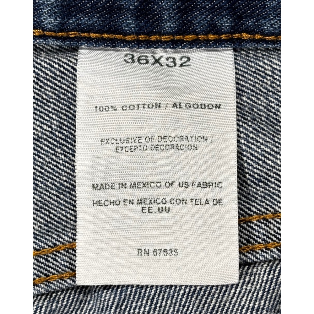 Nautica Jeans Co Straight Leg Mens‎ 36x32 Blue Good Distressed Medium Wash Denim - Picture 3 of 12